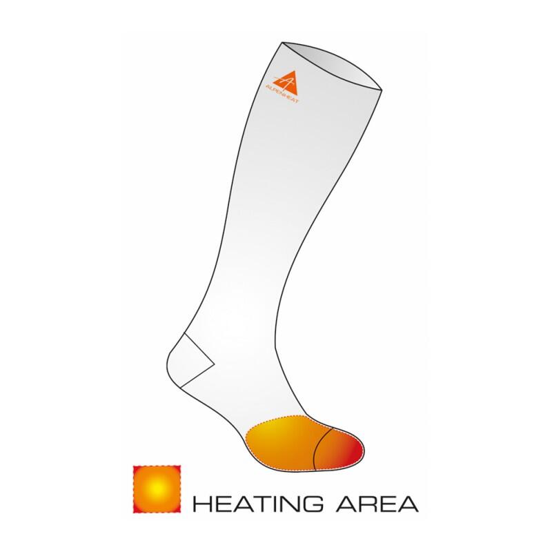Chaussettes chauffantes Alpenheat — chaleur réglable via application 3/3