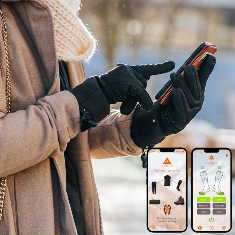 Chaussettes chauffantes Alpenheat — chaleur réglable via application 2/3
