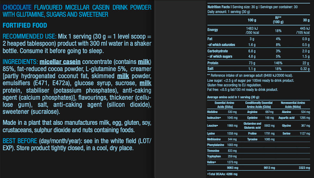 BioTechUSA Micellar Casein - Caseina Micelar 908 gr 3/5