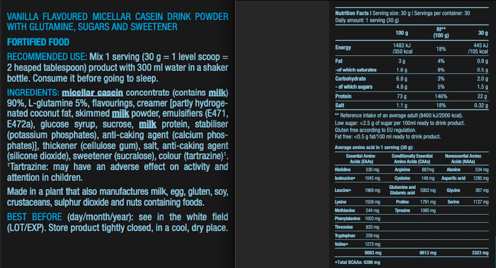 BioTechUSA Micellar Casein - Caseina Micelar 908 gr 3/4