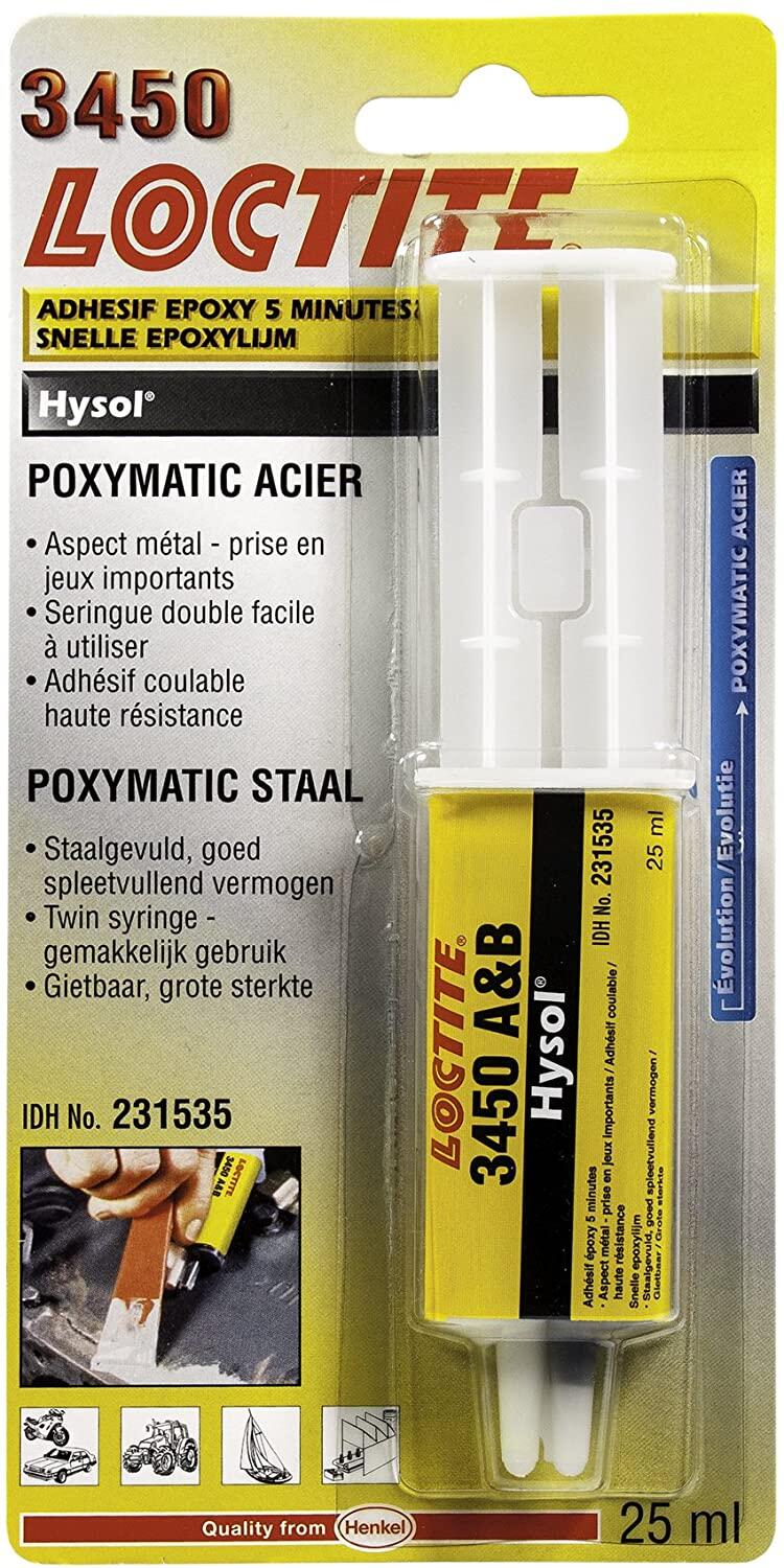 Colle EPOXY pour acier Seringue 25ml - LOCTITE EA 3450 2/2