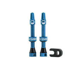 Valve tubeless Cushcore - 55mm (la paire) - bleu