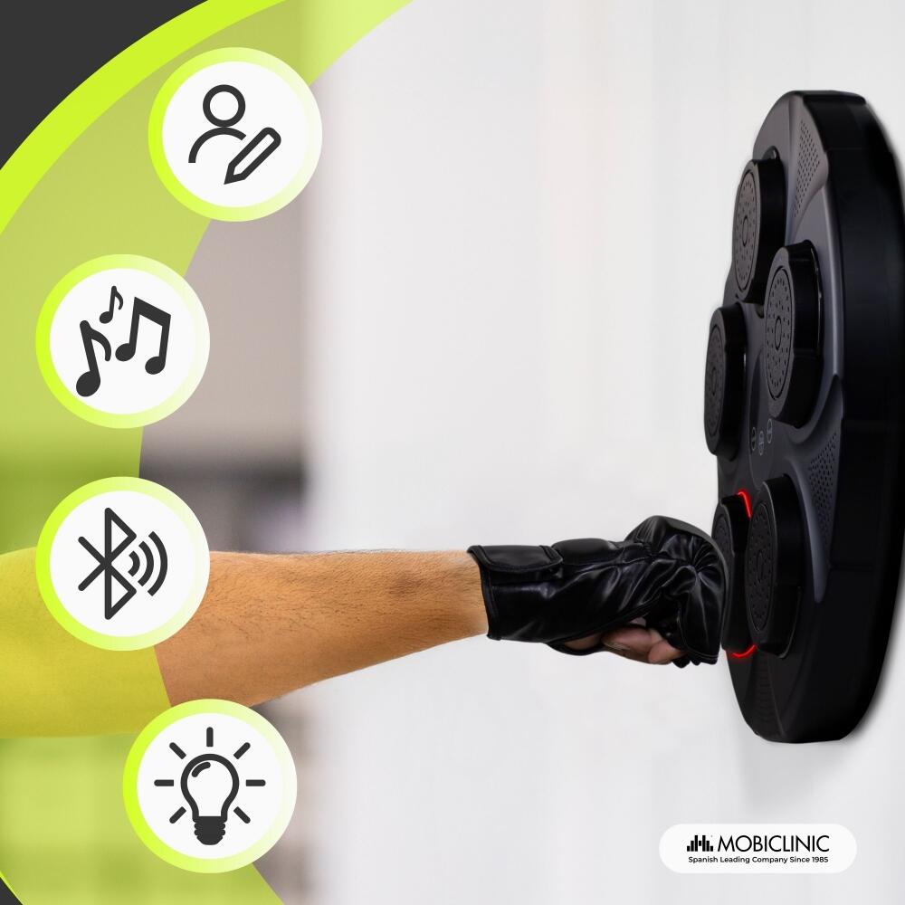 Oamger Musik-Boxmaschine Mit LED-Lichtern - 9 Trainingsmodi Für Zuhause