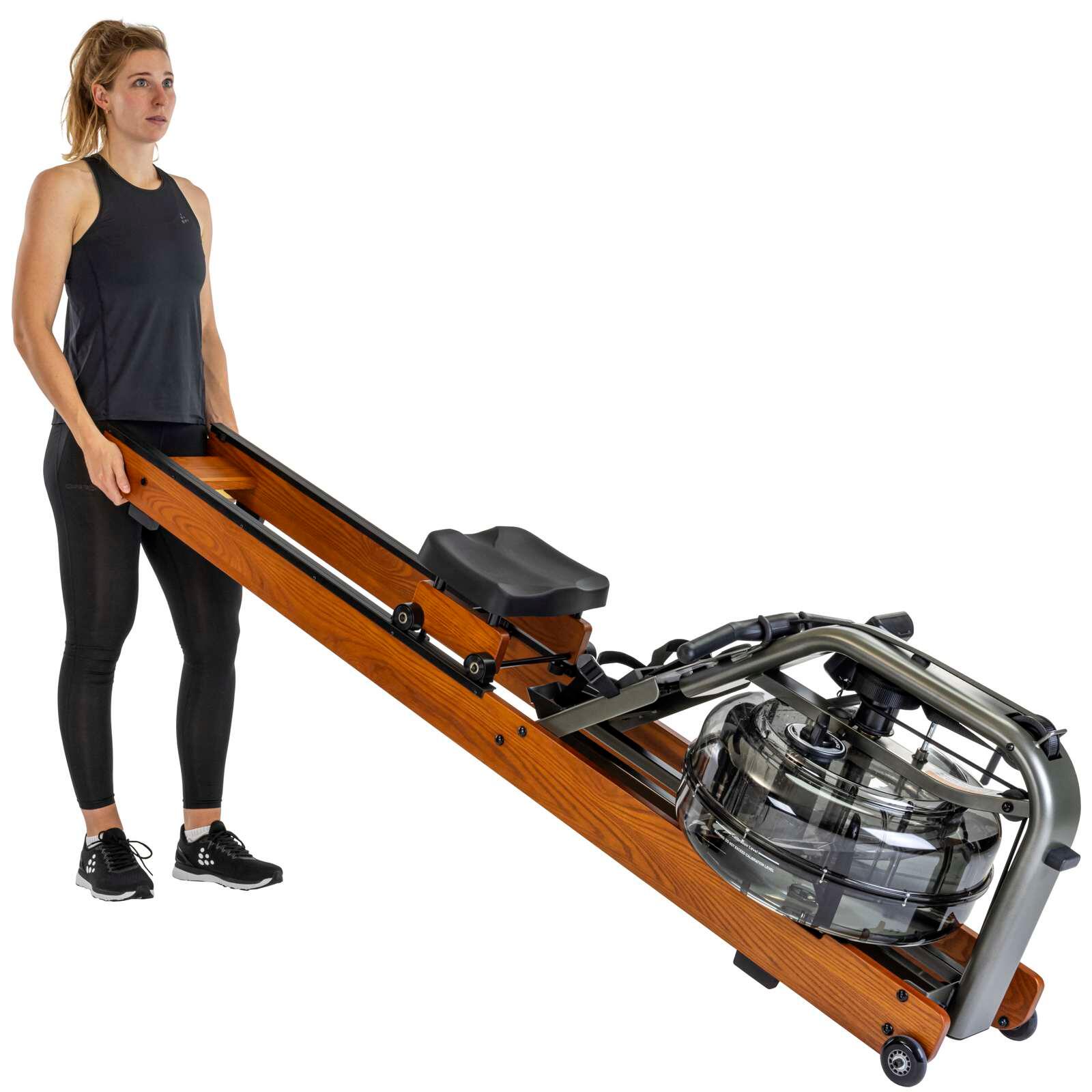 Fluid Rower Apollo PRO V Wasser Rudergerät Dual Rail 7/7