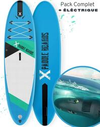 Stand Up paddle Gonflable électrique E-X1 305 x 82 x 15cm