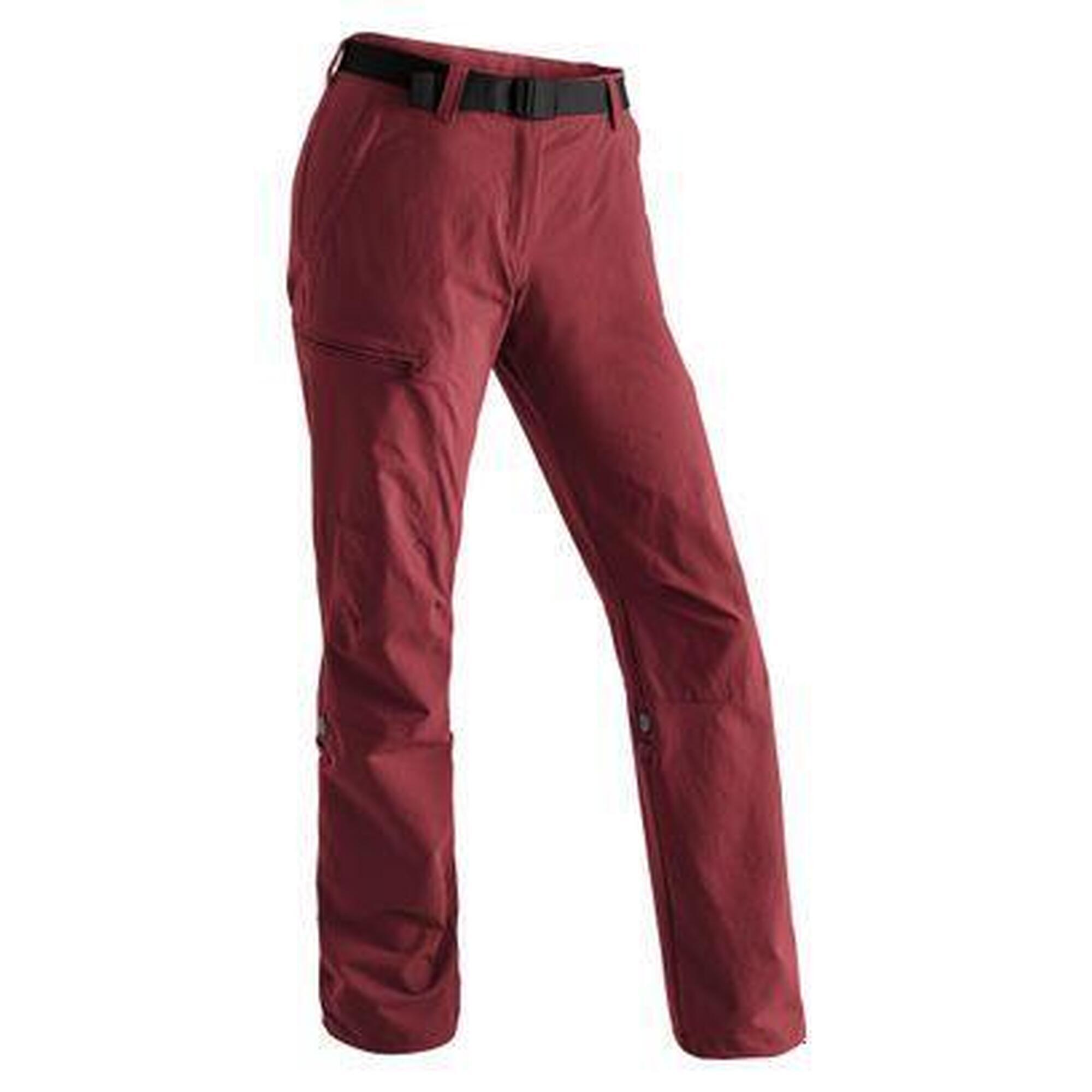 Maier Sports - Pantalon Femme Maier Sports Lulaka Rouge - Longueur Short - Pantalons - Noir|rouge - Decathlon