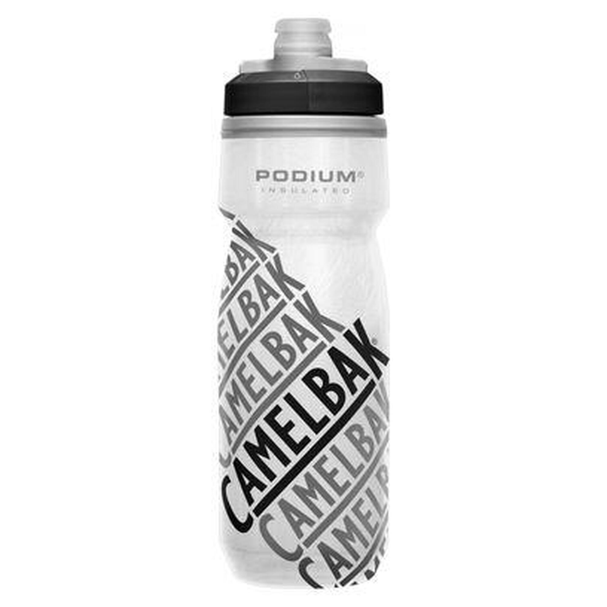 Camelbak - Bidon Isotherme Camelbak Podium Insulated Chill Race Edition Blanc/noir - 620ml - Bidon - Blanc|noir - Decathlon
