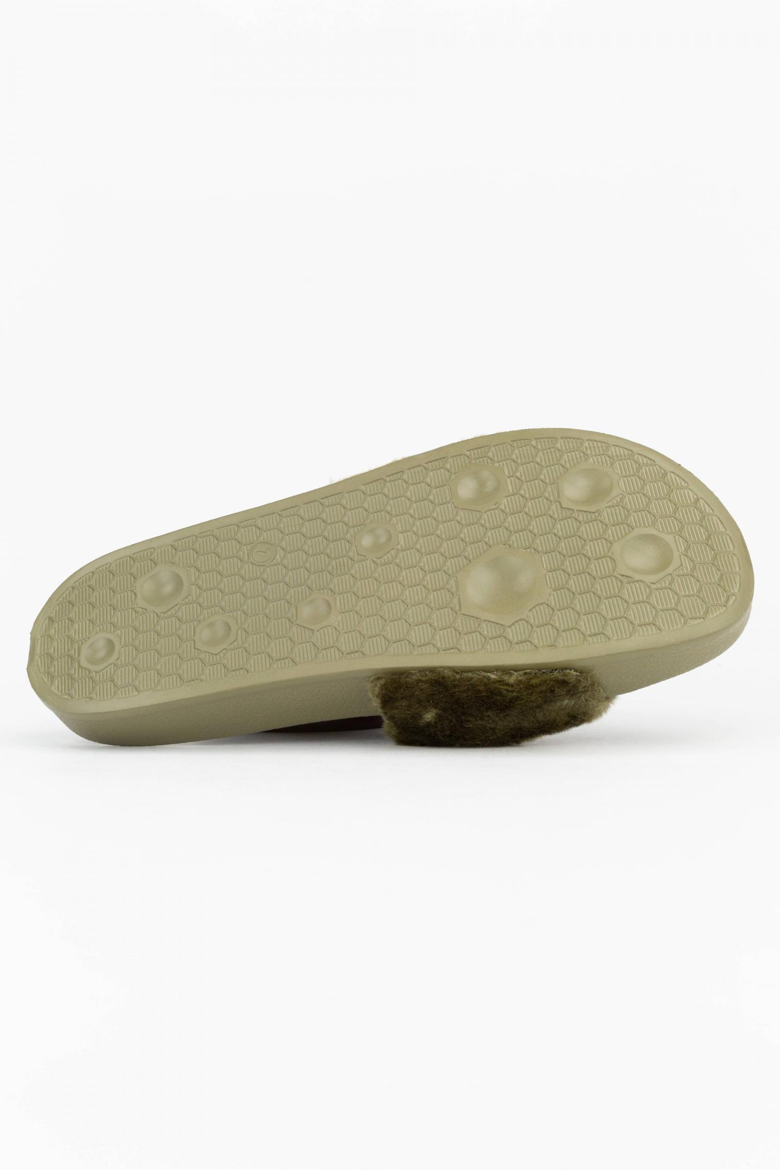 Puma x Leadcat Fenty FU Fur Womens Olive Sliders