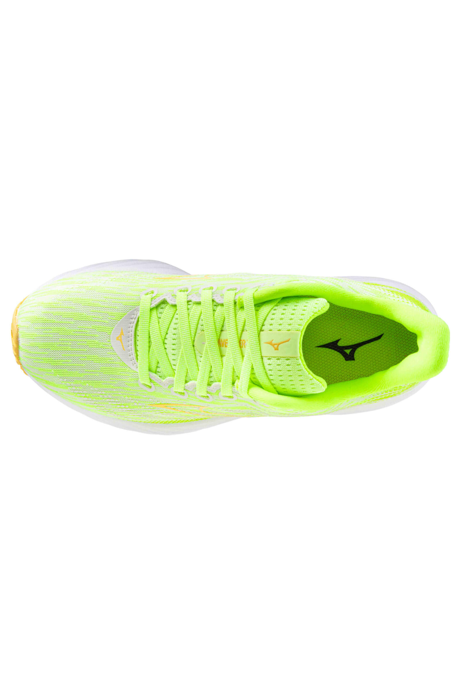 Mizuno Zapatillas Running De Mujer Wave Rider 28 Verde Neón 3/5