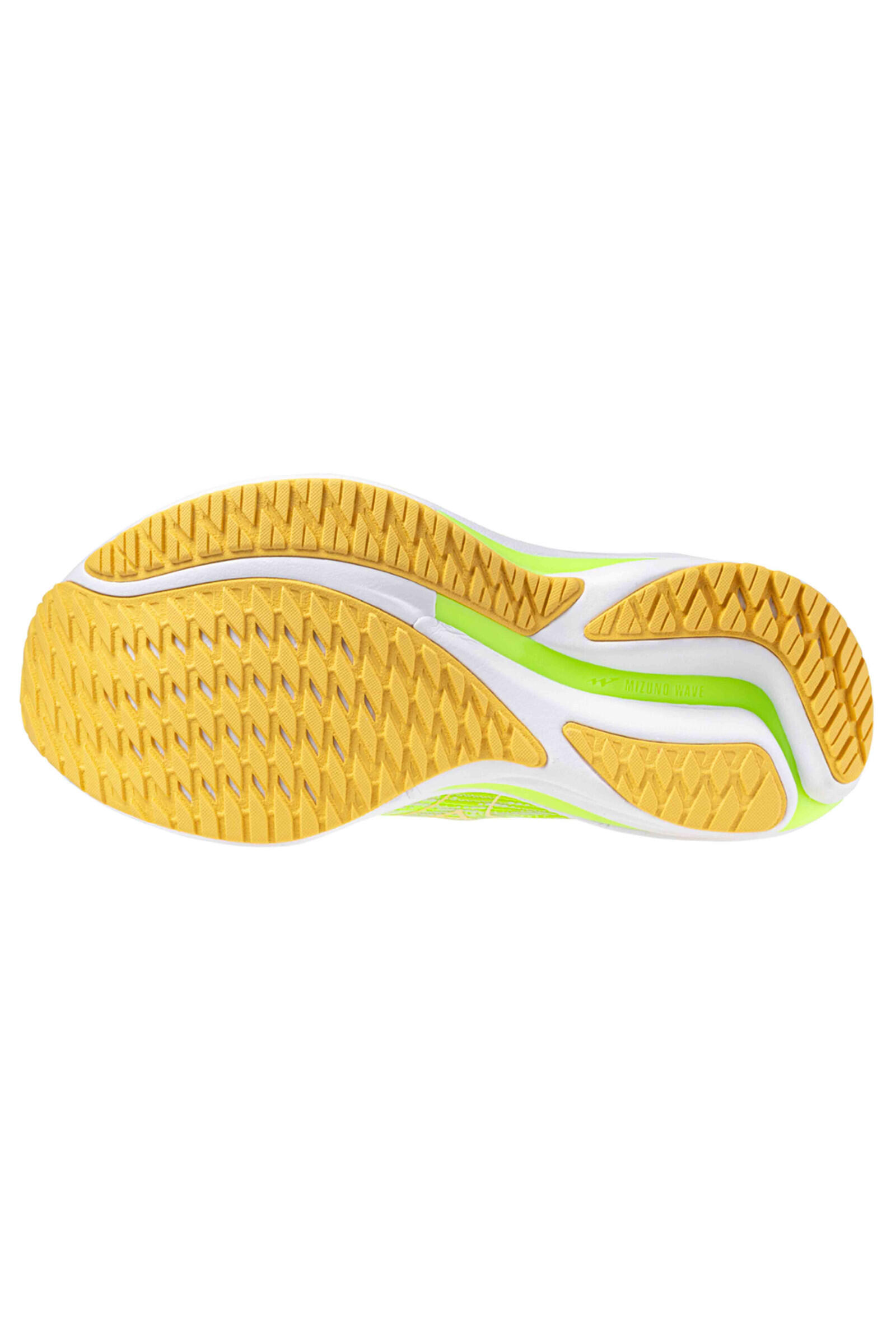 Mizuno Zapatillas Running De Mujer Wave Rider 28 Verde Neón 2/5