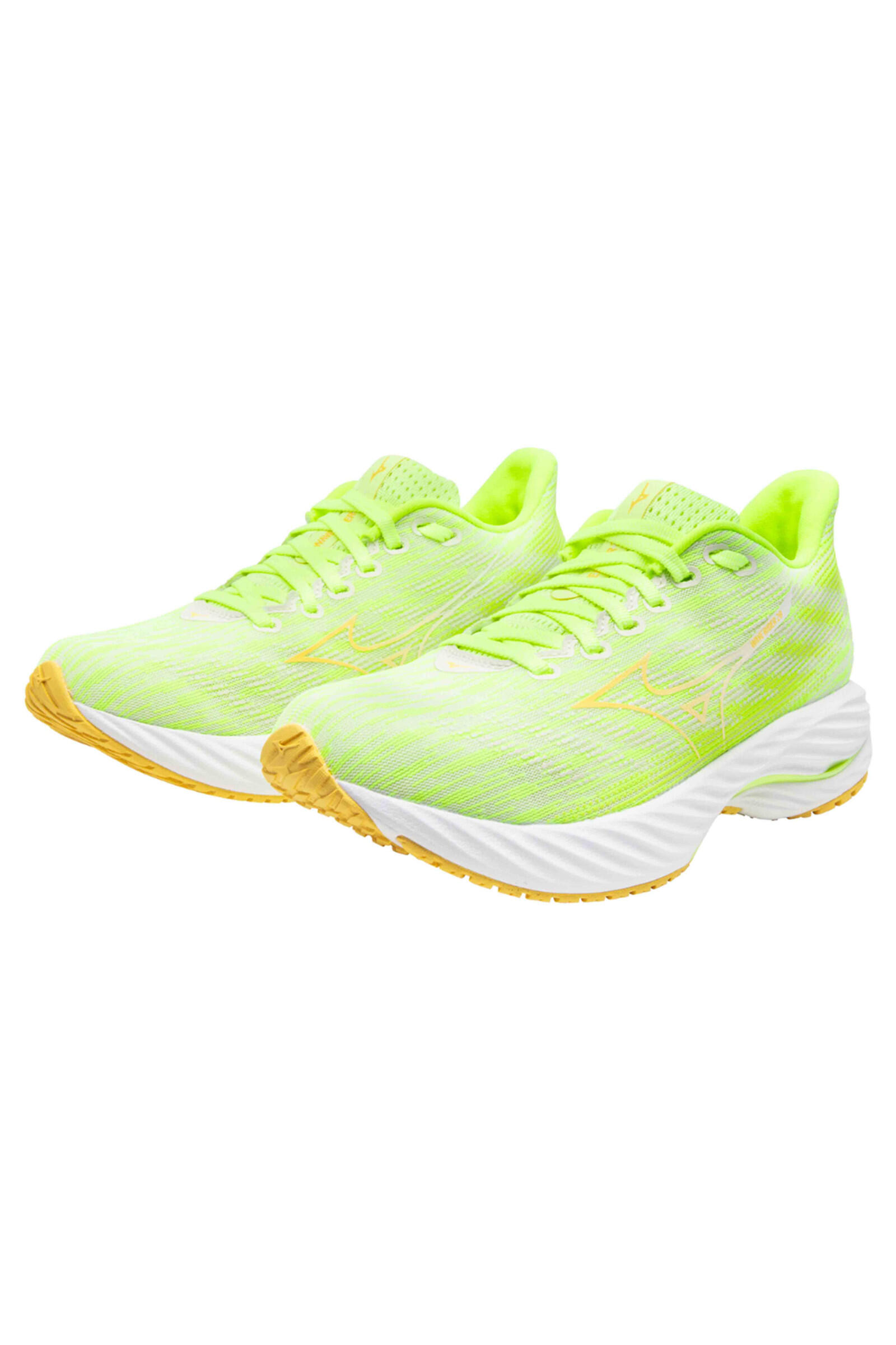 Mizuno Zapatillas Running De Mujer Wave Rider 28 Verde Neón 5/5