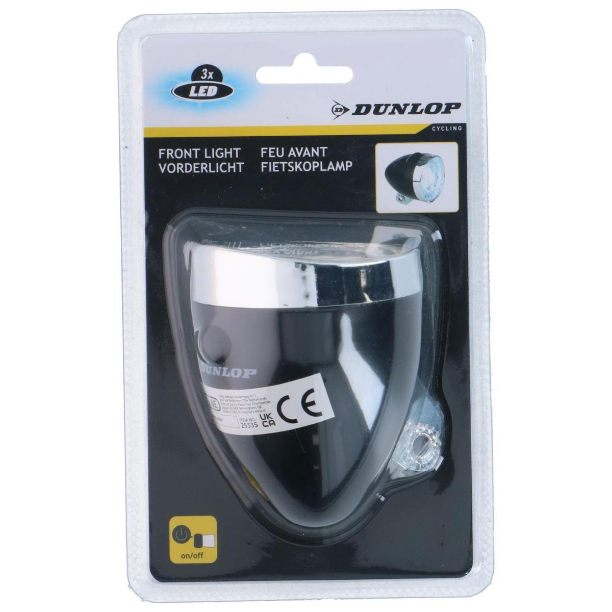 Lmapka rowerowa Dunlop 3 LED przednia 3/5