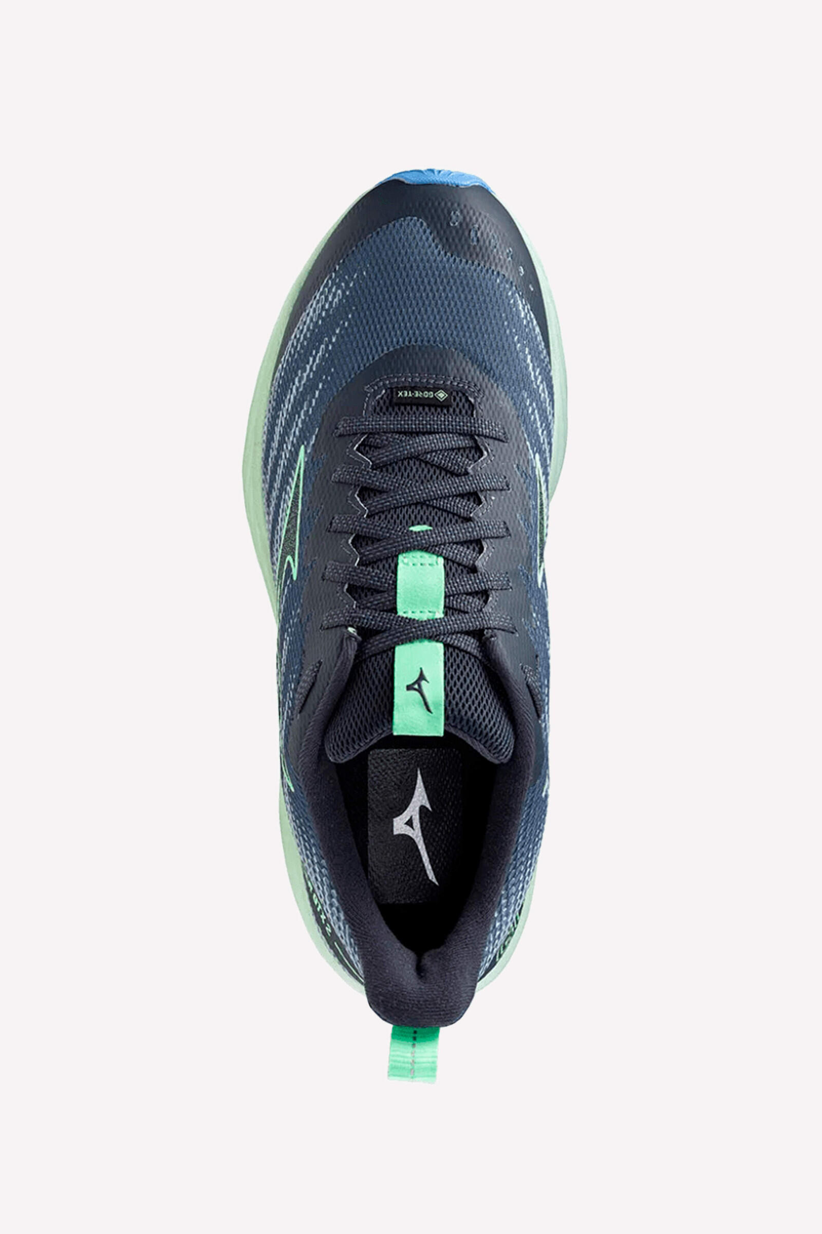 Mizuno Zapatillas Wave Rider Gtx Azul/verde 2/4