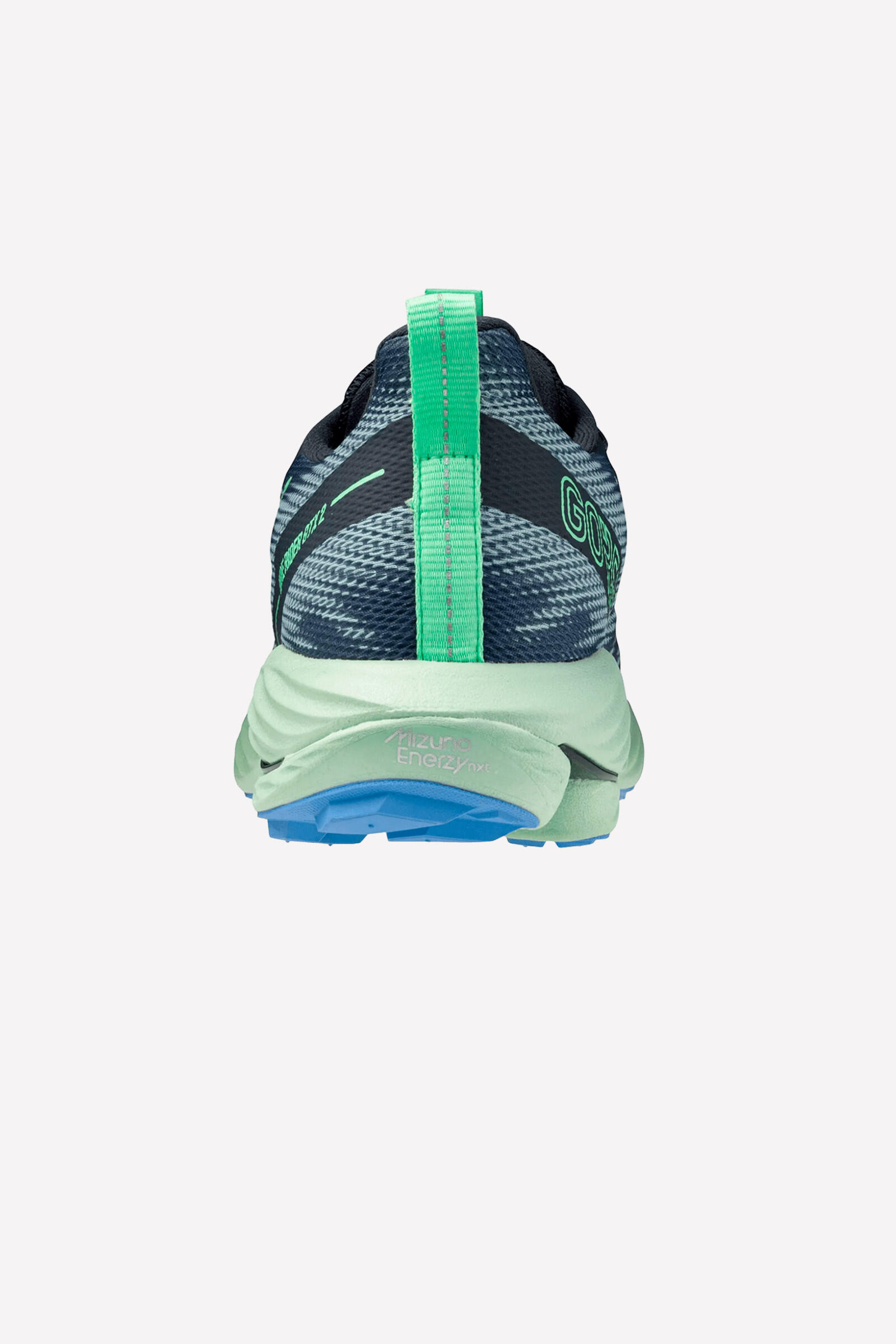 Mizuno Zapatillas Wave Rider Gtx Azul/verde 4/4