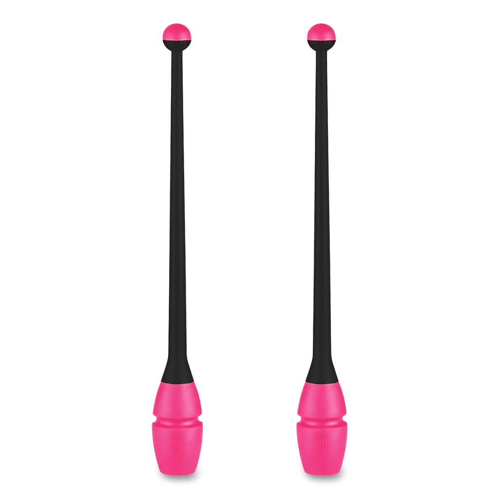 INDIGO Interlocking Rhythmic Gymnastics Clubs 36 cm