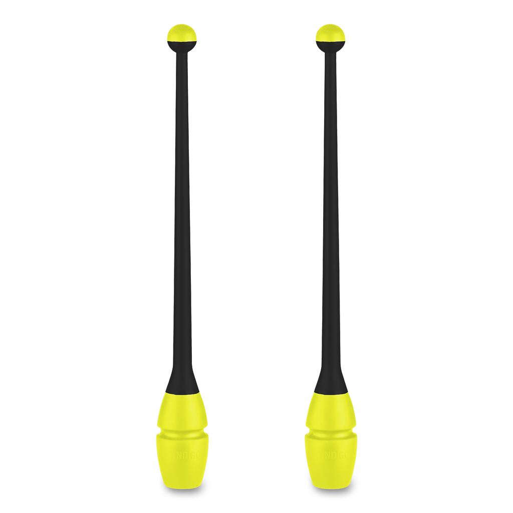 INDIGO Interlocking Rhythmic Gymnastics Clubs 36 cm