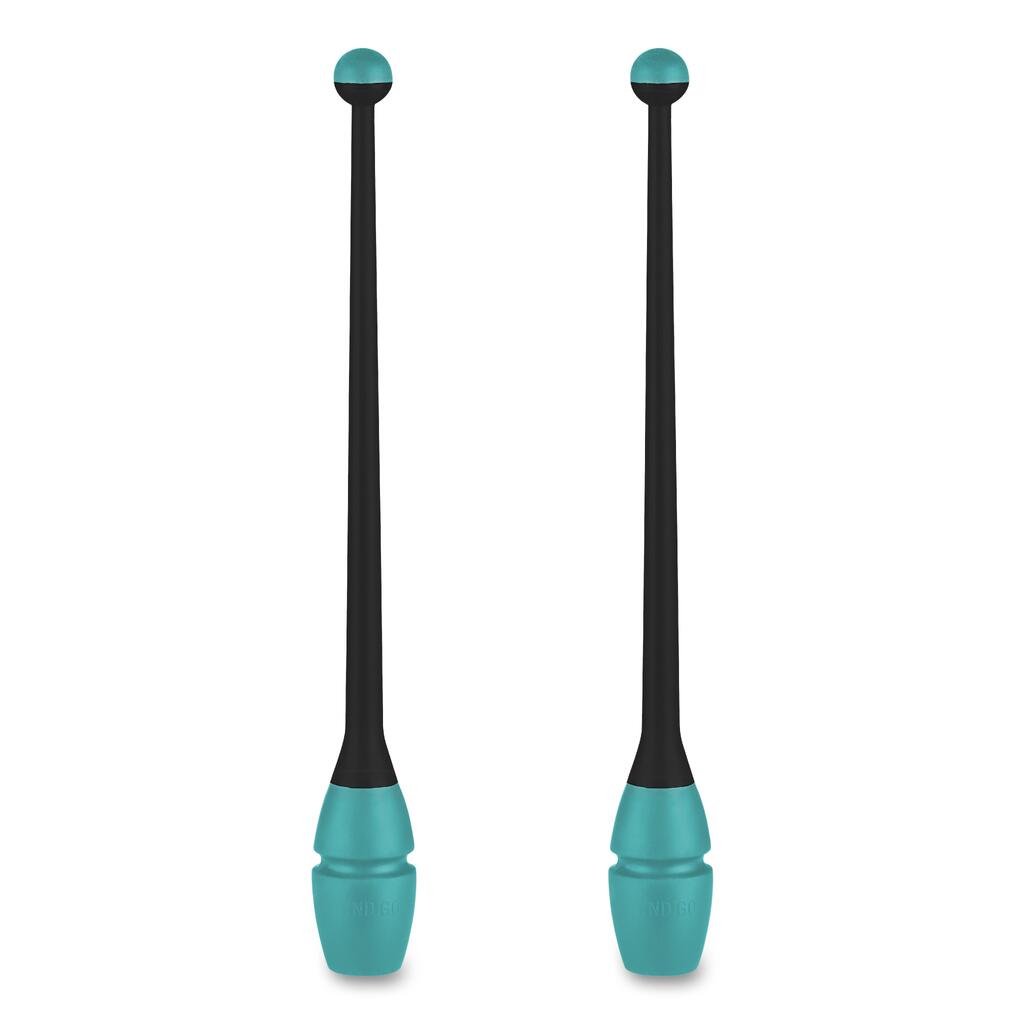 INDIGO Interlocking Rhythmic Gymnastics Clubs 36 cm