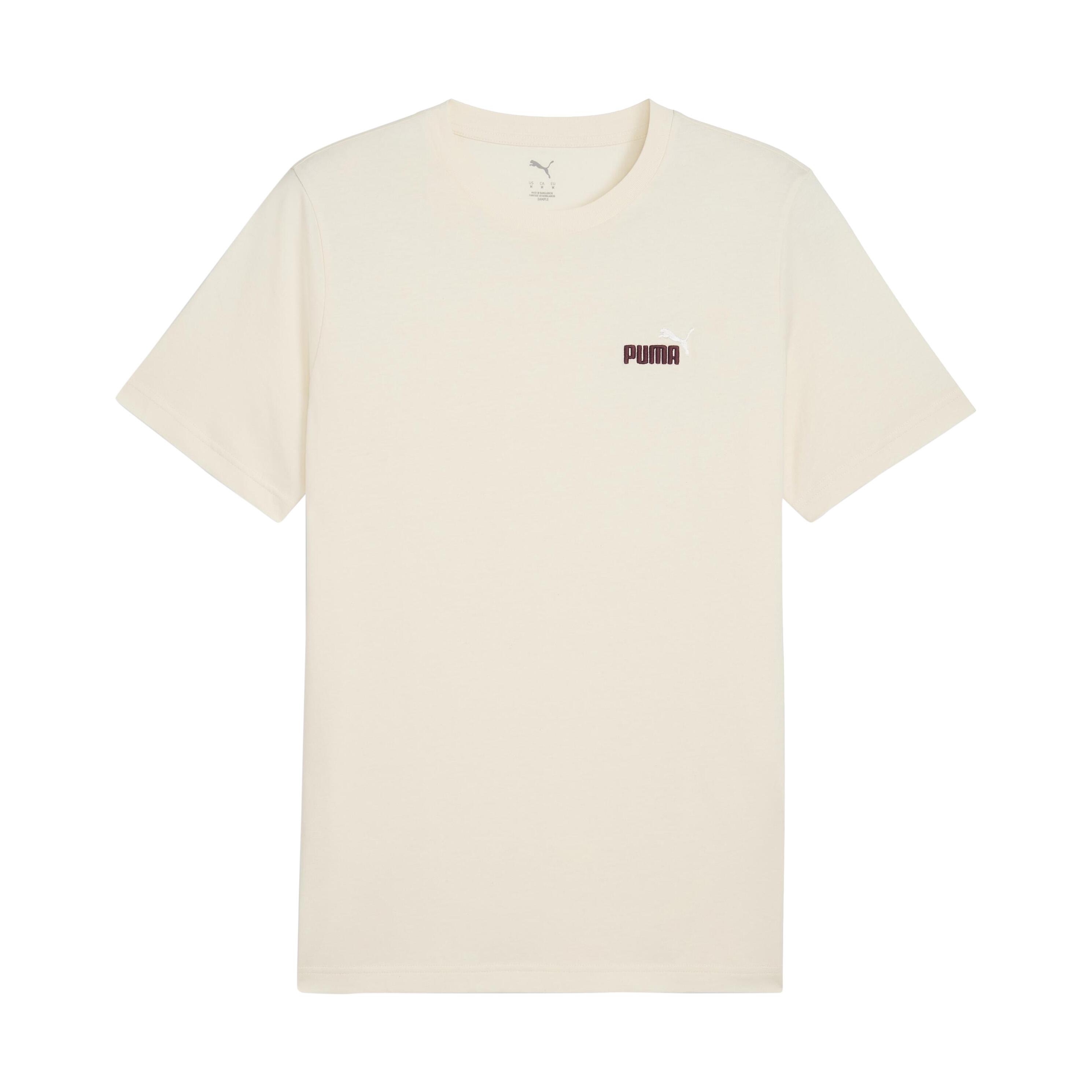 Puma - Tee Shirt Puma Ess 2 Color Small Logo - Homme - T-shirt Manches Courtes - Beige - Decathlon