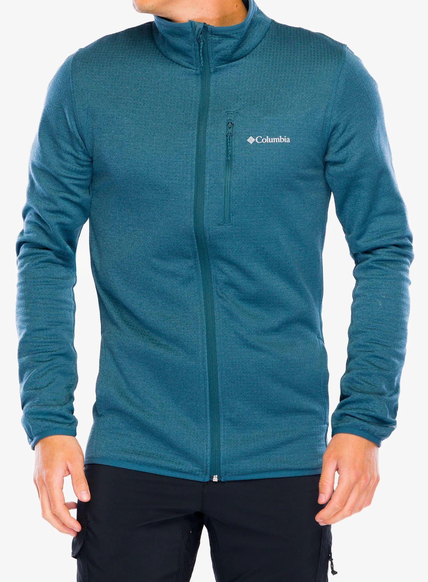 Bluza bez kaptura męska Columbia Essential Hike Grid Fleece Full Zip 1/7