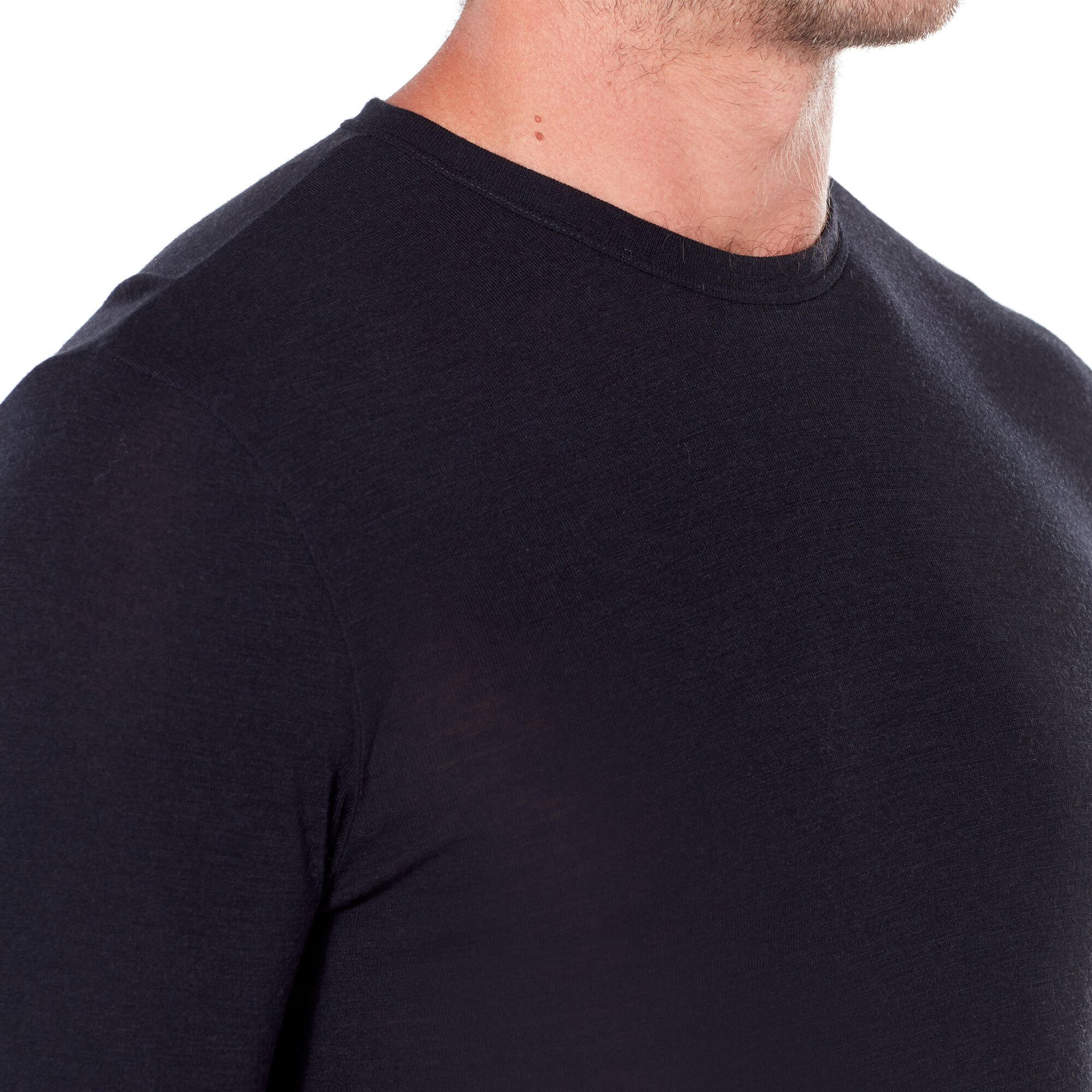 Men's Icebreaker Everyday 175 Merino Wool Long Sleeve Crew Base Layer 3/6