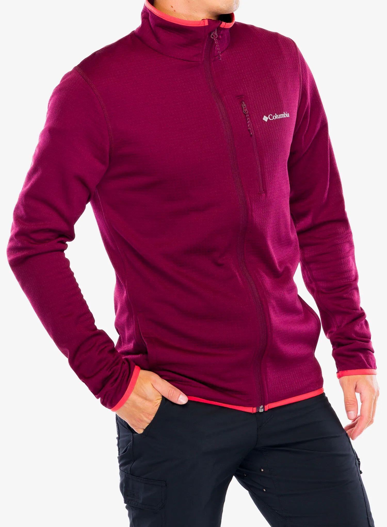 Bluza rozpinana męska Columbia Essential Hike Grid Fleece Full Zip 3/7