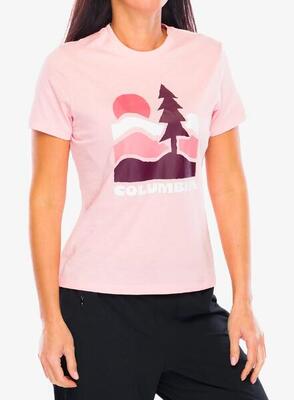 COLUMBIA Ruby Springs Graphic Fitted Ss - T-shirt