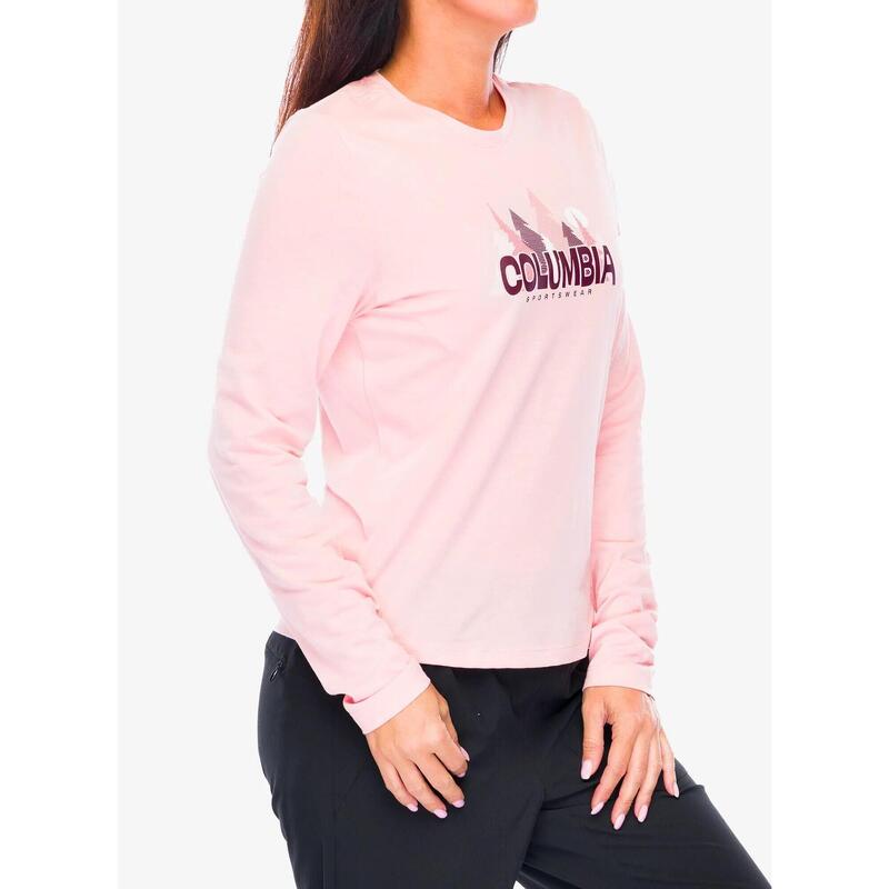 Tricou cu maneci lungi Ruby Springs Graphic Long Sleeve Tee femei
