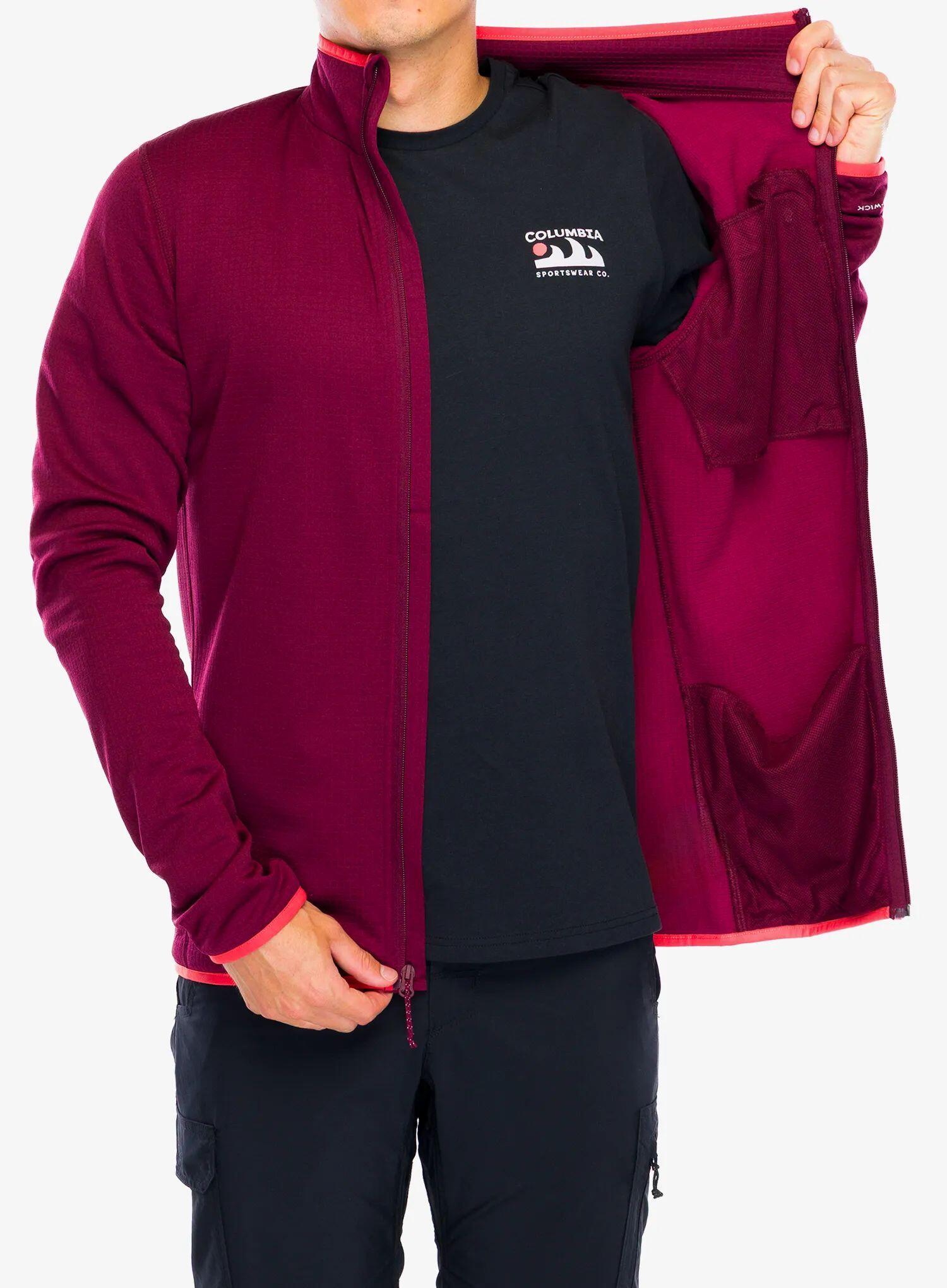 Bluza rozpinana męska Columbia Essential Hike Grid Fleece Full Zip 5/7