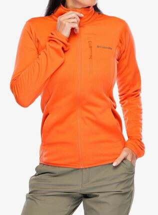 Sudadera Columbia modelo Forro polar Columbia Essential Hike Grid Fle para mujer