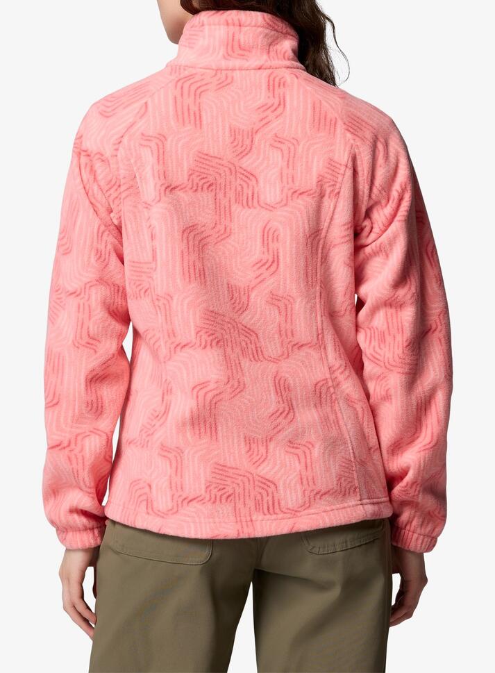 Bluza damska bez kaptura Columbia Benton Springs Printed Full Zip