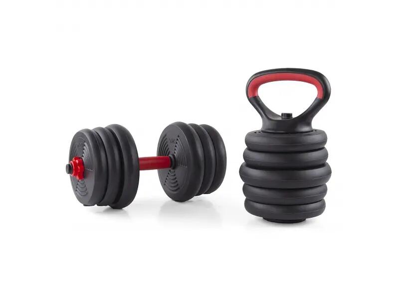 Gantera reglabila kettlebell FitTronic 6 in 1 de 40 kg KF40 3/5