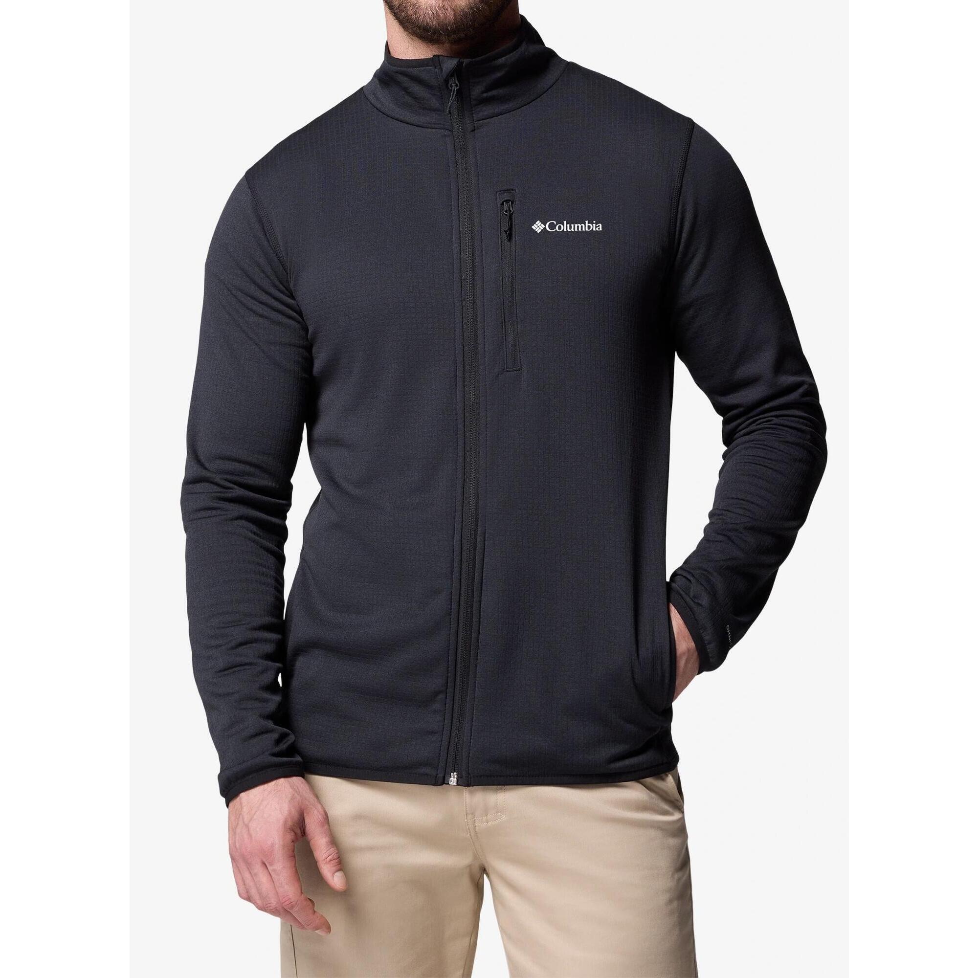 Columbia - Pull Homme Essential Hike Grid - Polaire - Noir - Decathlon