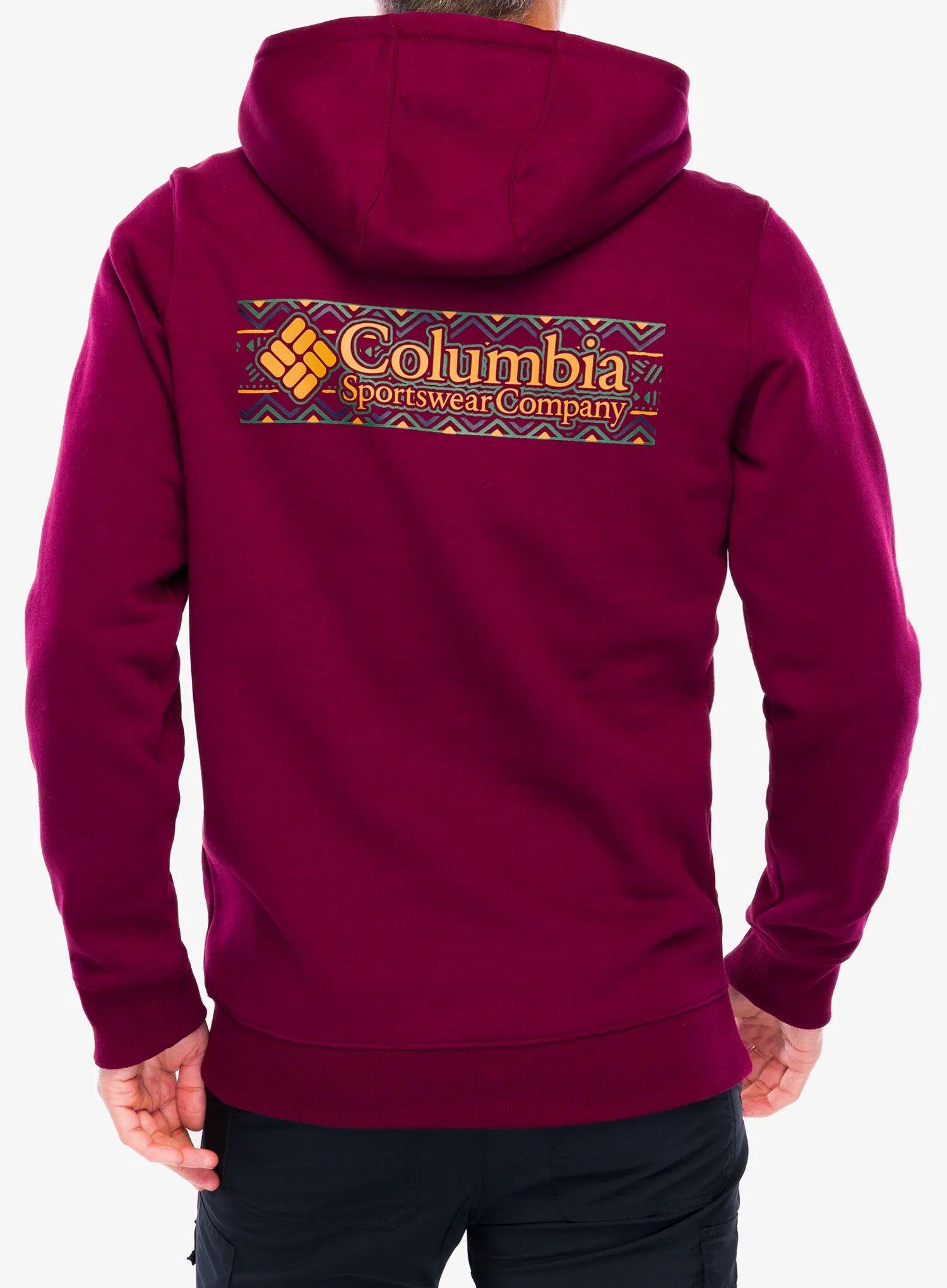 Columbia Sudadera Meridian Creek Burdeos 2/7