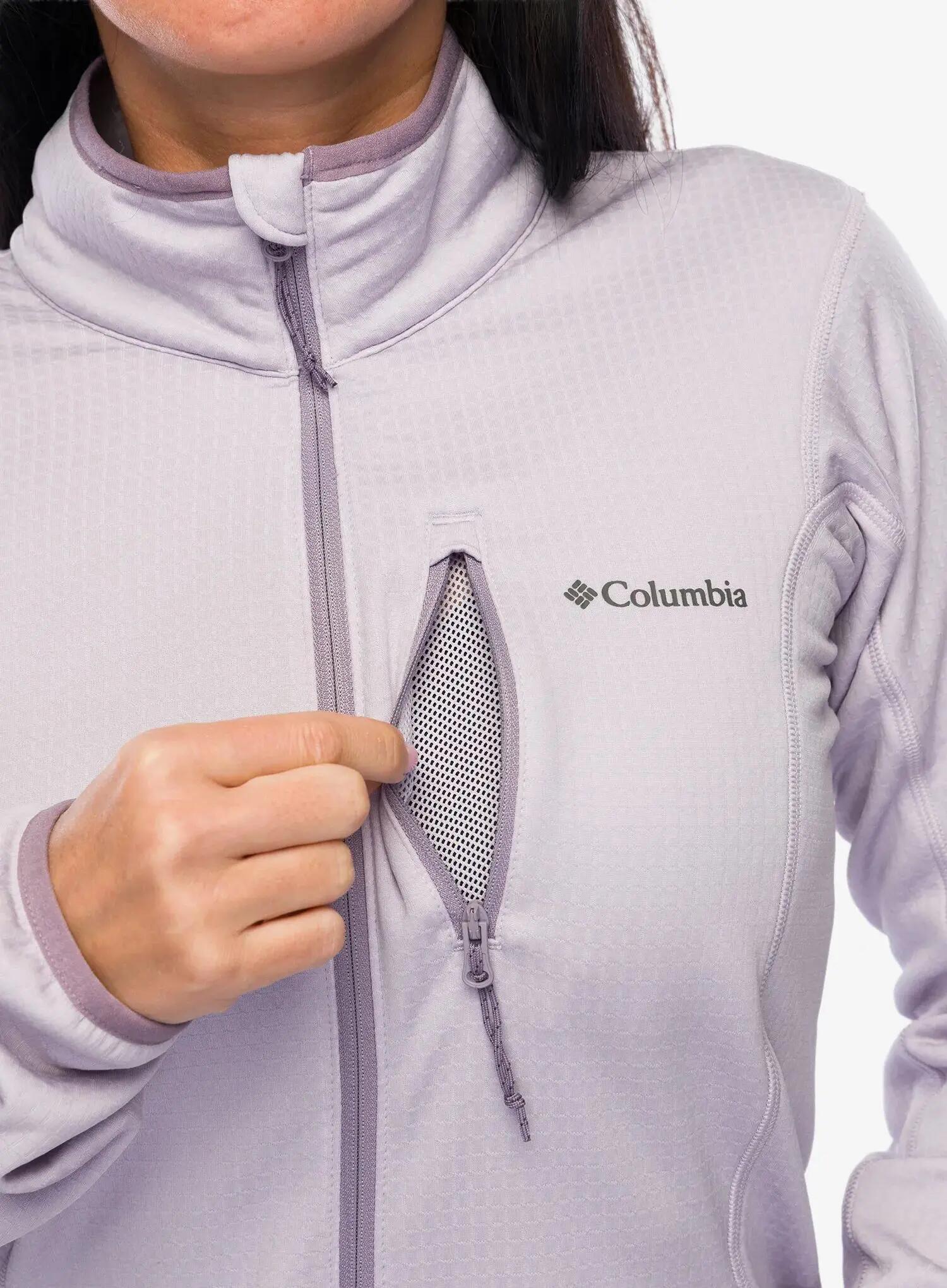 Bluza damska bez kaptura Columbia Essential Hike Grid Fleece Full Zip 3/7
