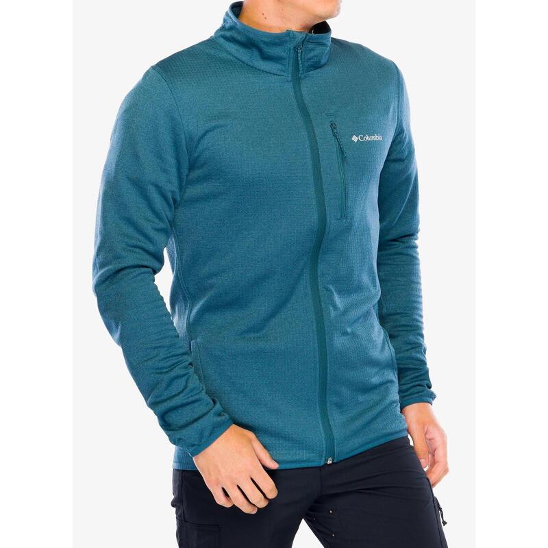 Pulover polar Essential Hike Grid Fleece Full Zip barbati