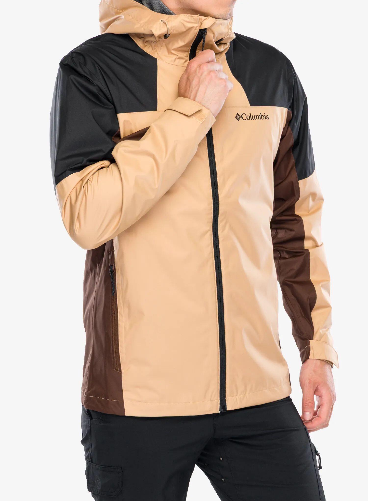 Impermeabile Tasca Con Zip Uomo Columbia Tabacco 5/7