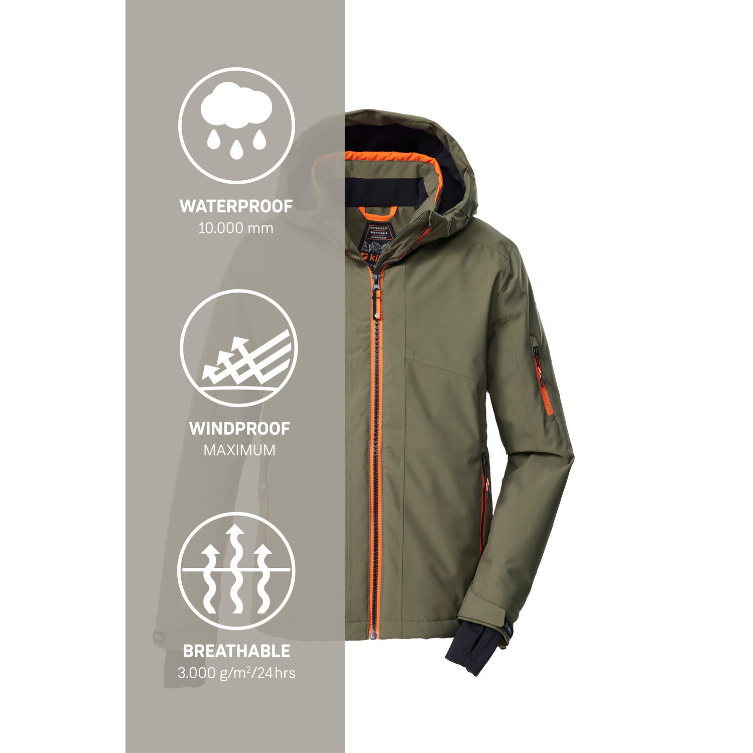 Kinder Skijacke KSW 202 BYS SKI JCKT 6/6
