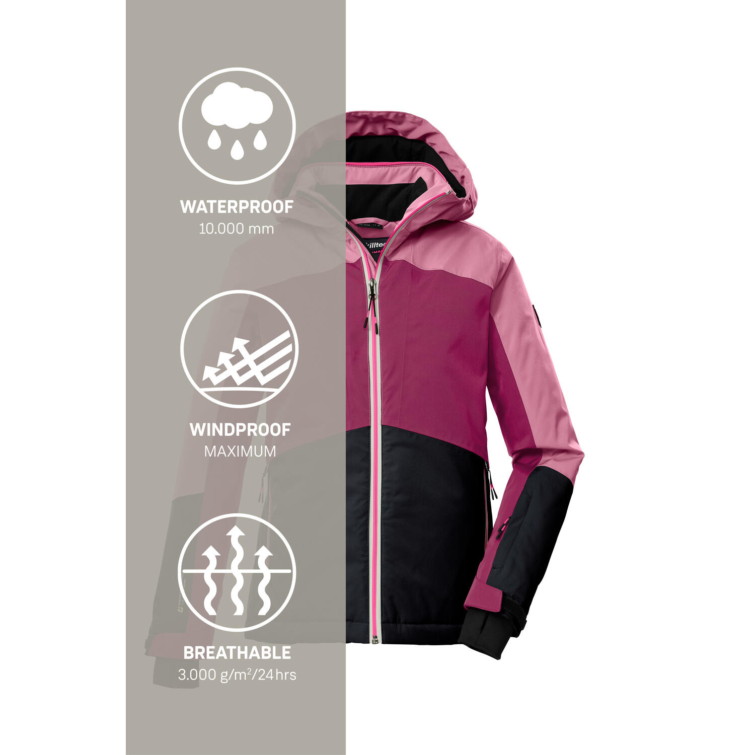 Kinder Skijacke KSW 196 GRLS SKI JCKT 7/7