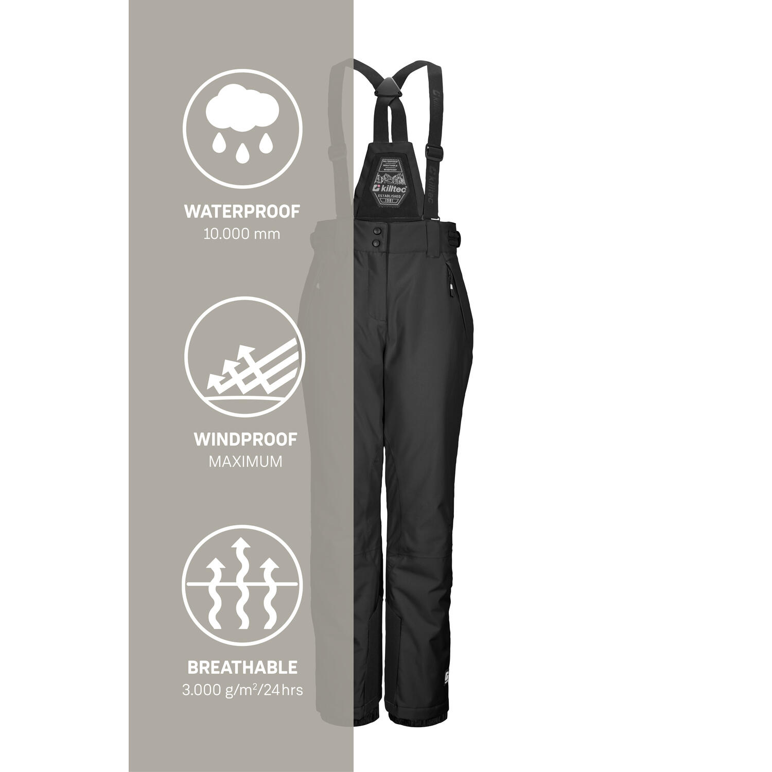 Ski-Latzhose, Mädchen Killtec KSW 213 6/6