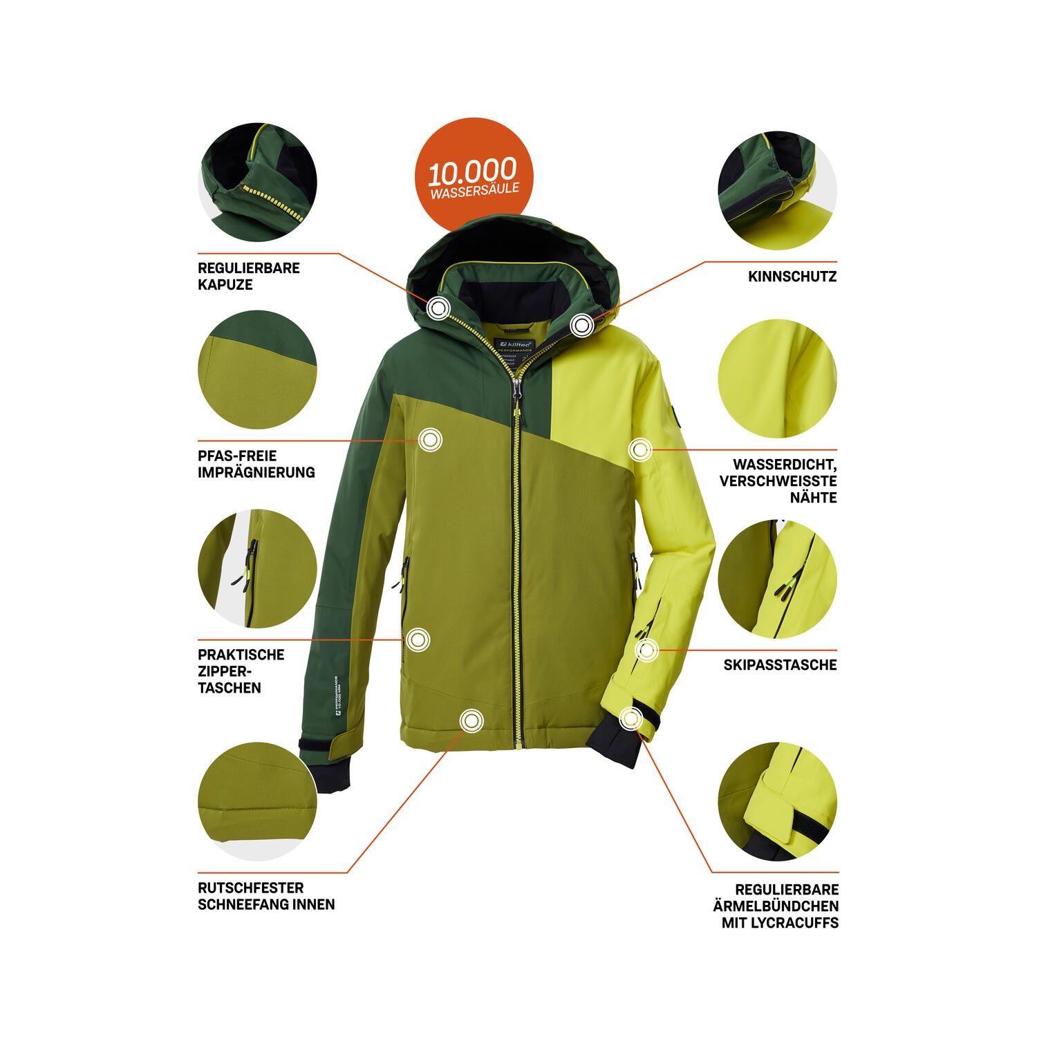 Kinder Skijacke KSW 192 BYS SKI JCKT 5/6