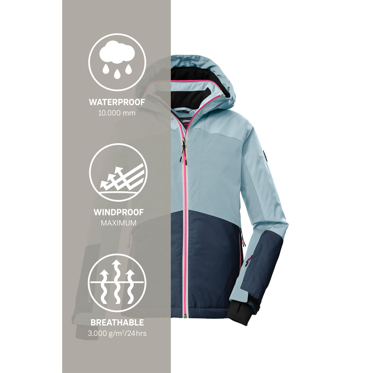 Kinder Skijacke KSW 196 GRLS SKI JCKT 6/6