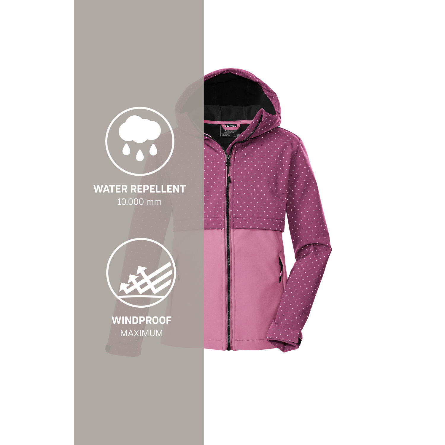 Killtec Softshelljacke Mädchen mit Kapuze 7/7