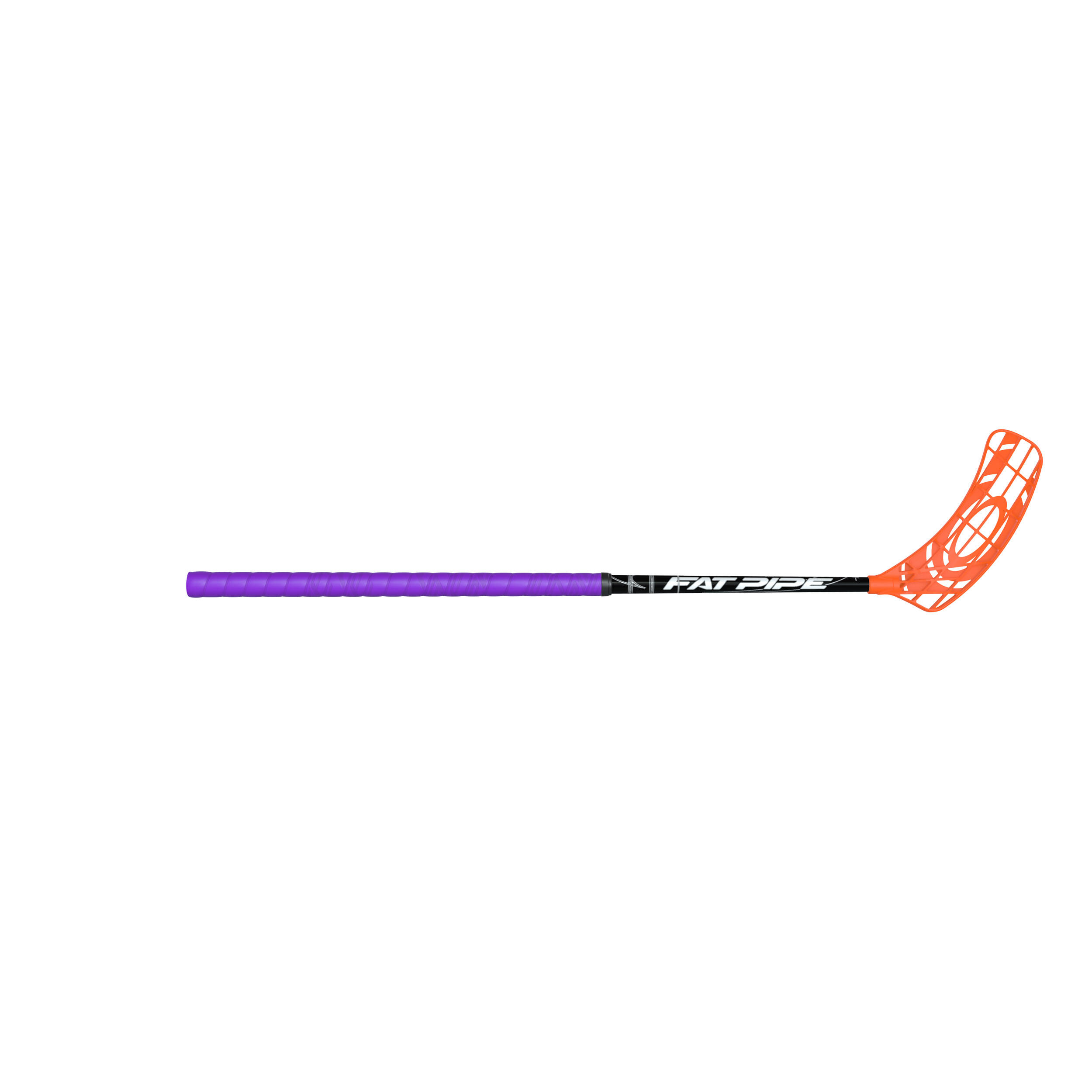 DĚTSKÁ FLORBALOVÁ HŮL FAT PIPE CORE 34 PURPLE/ORANGE LTD. LEVÁ 2/5