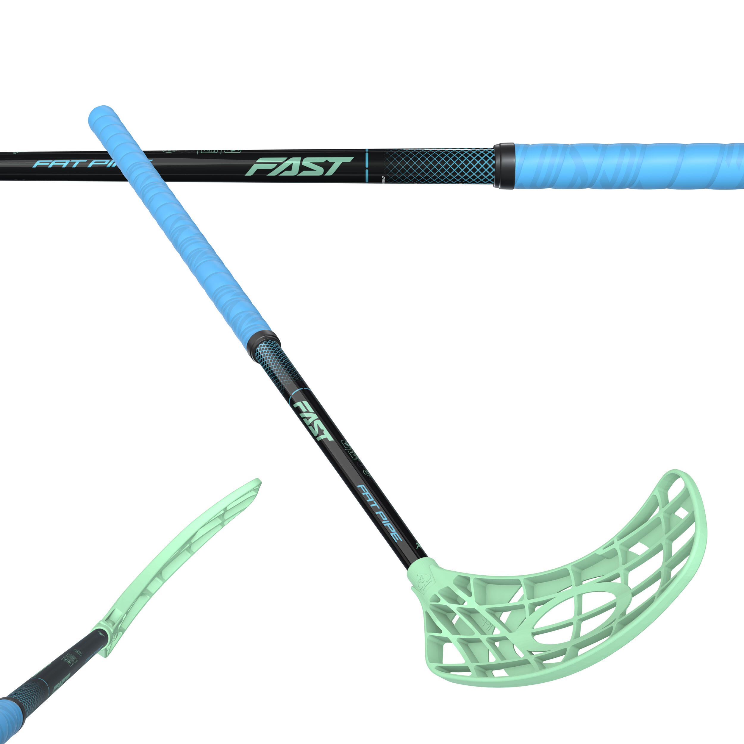 FAT PIPE DĚTSKÁ FLORBALOVÁ HŮL FAT PIPE FAST 34 MINT PRAVÁ