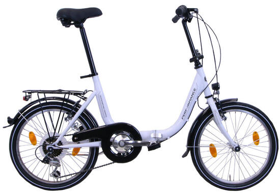 Rower miejski składany Performance 20" 6 biegowy biały