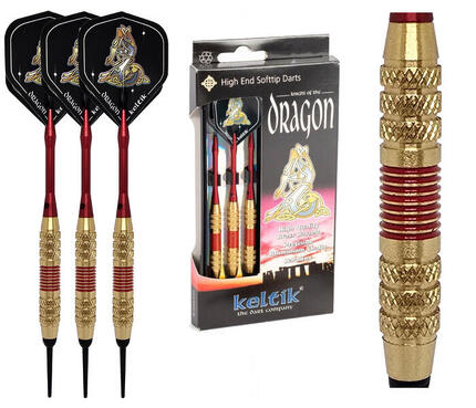 Softdart Soft Dart Pfeile Keltik Dragon Red 16 g