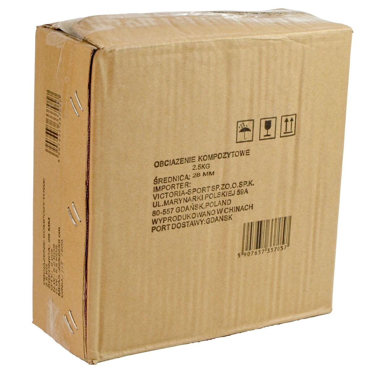 Talerz 2,5 kg do podnoszenia ciężarów Enero Fit 26,5 mm 4/4