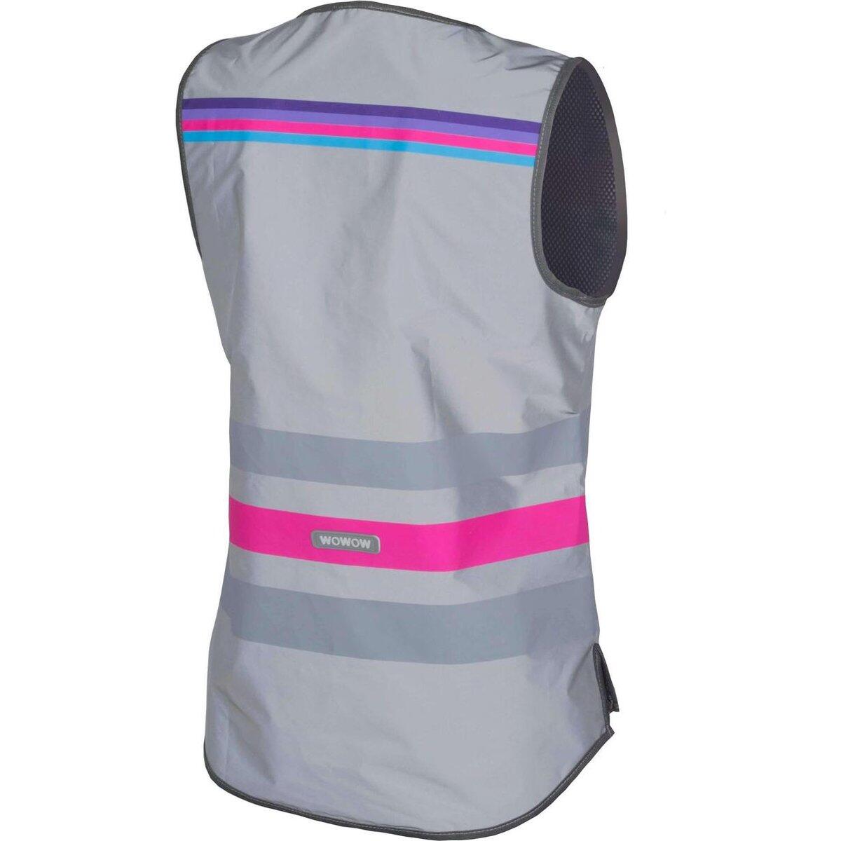 Wowow Veiligheidshesje Lucy Fr Polyester/mesh Grijs/roze Maat Xl 2/7