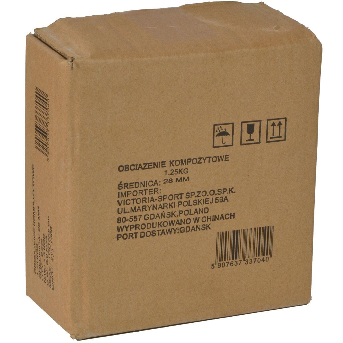 Talerz 1,25 kg do podnoszenia ciężarów Enero Fit 26,5 mm 4/4