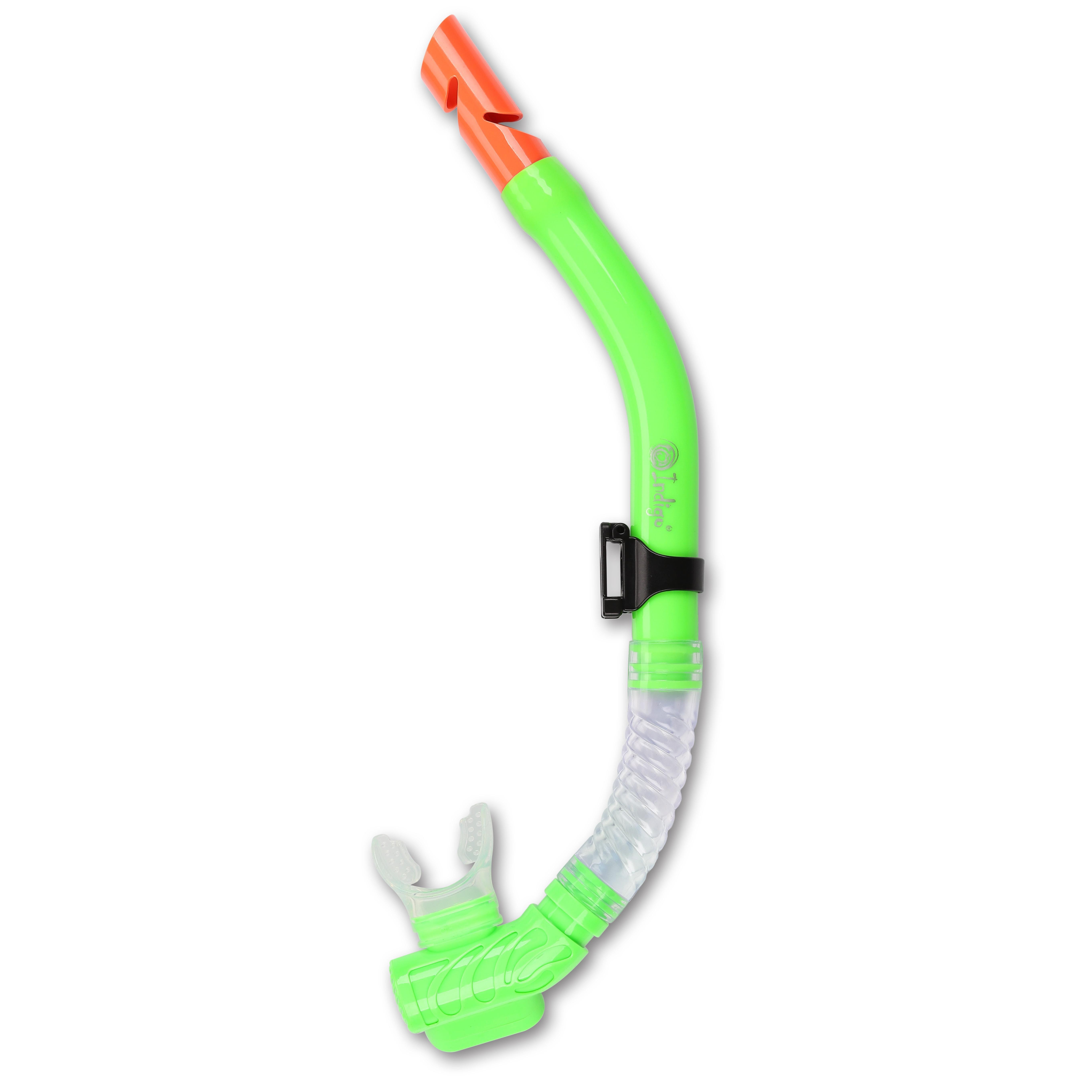 INDIGO SPORTS Šnorchlovací trubice s držákem na masku INDIGO 40 cm